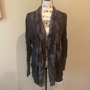 Long sleeve grey cardigan